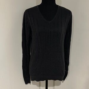 *ARMANI EXCHANGE* Gray V-Neck Sweater Size XS